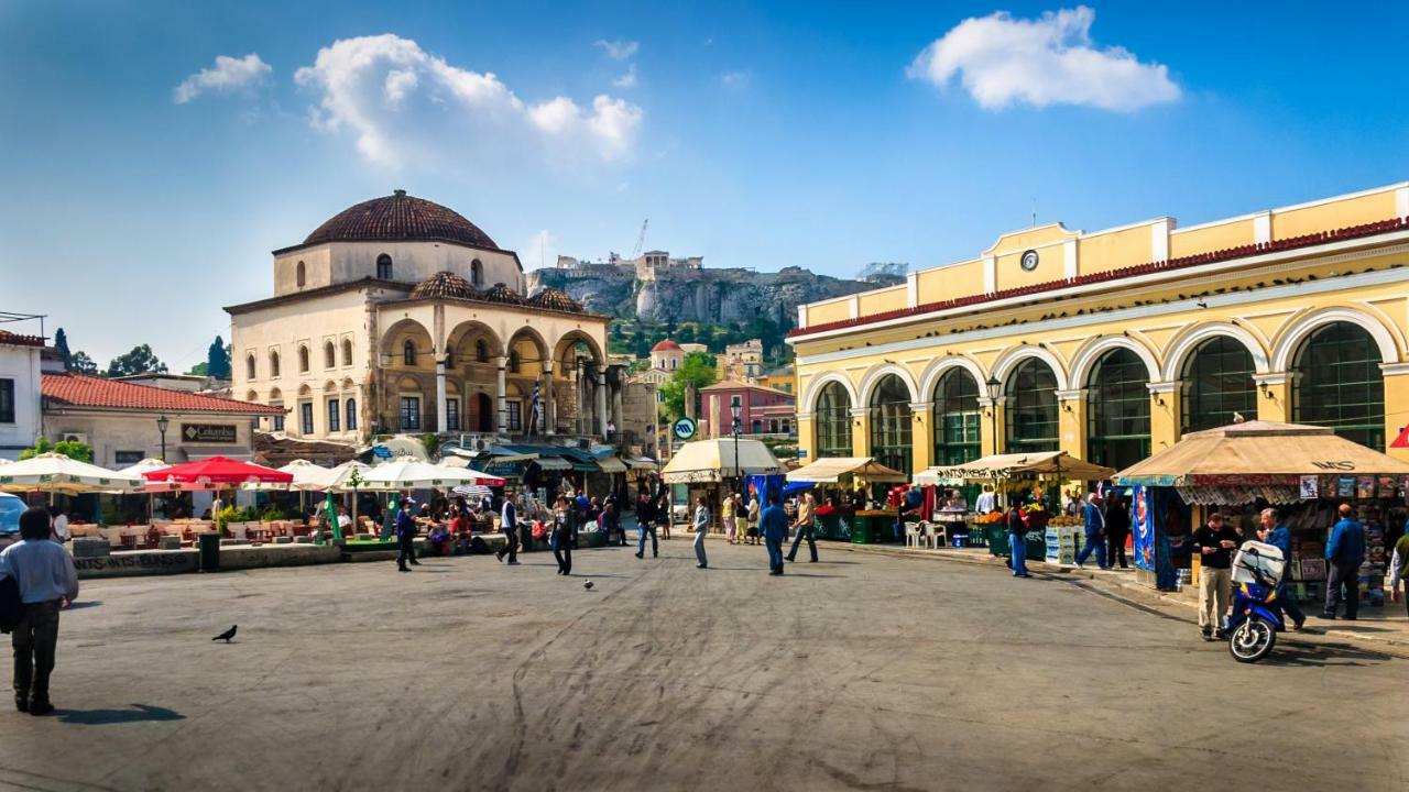 Metropolis 1 Syntagma Lägenhet Aten Exteriör bild