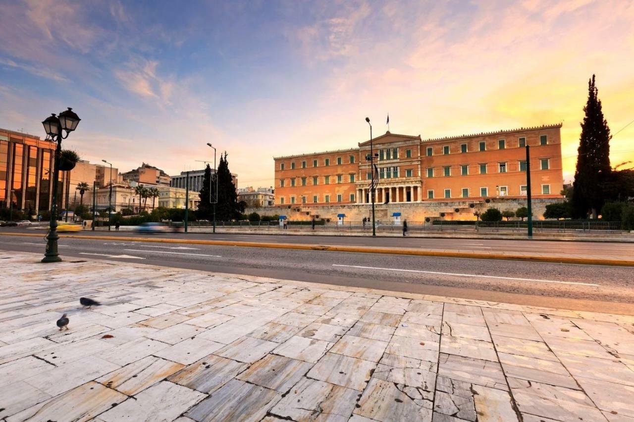 Metropolis 1 Syntagma Lägenhet Aten Exteriör bild